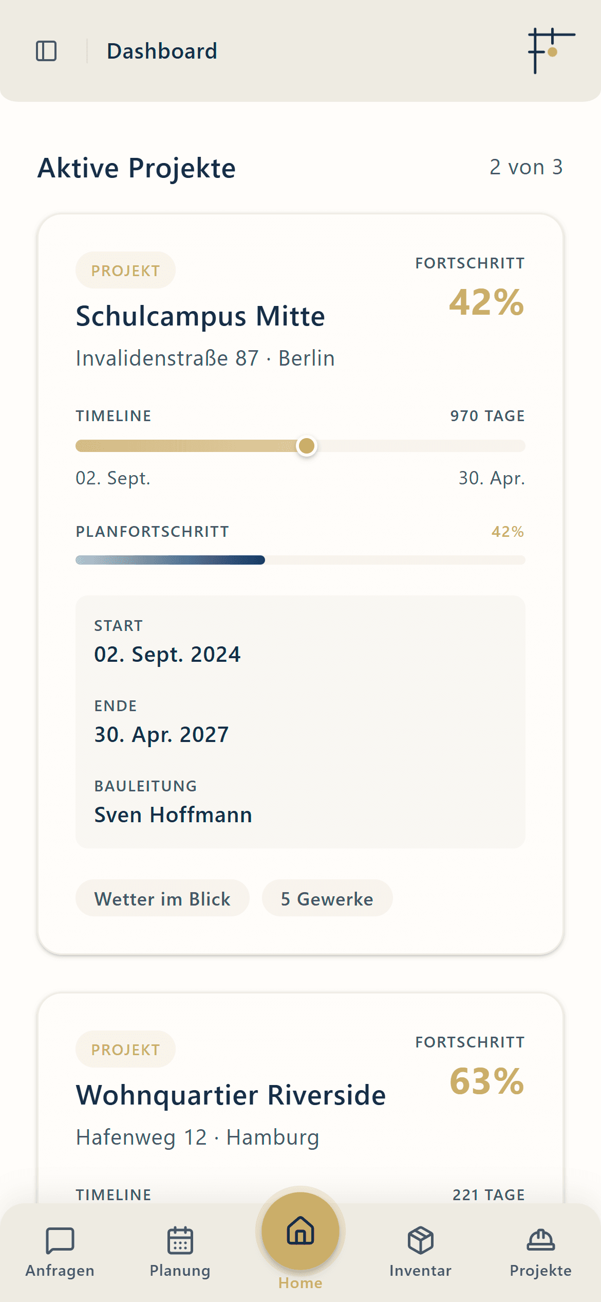 Mobile Ausführungs-App