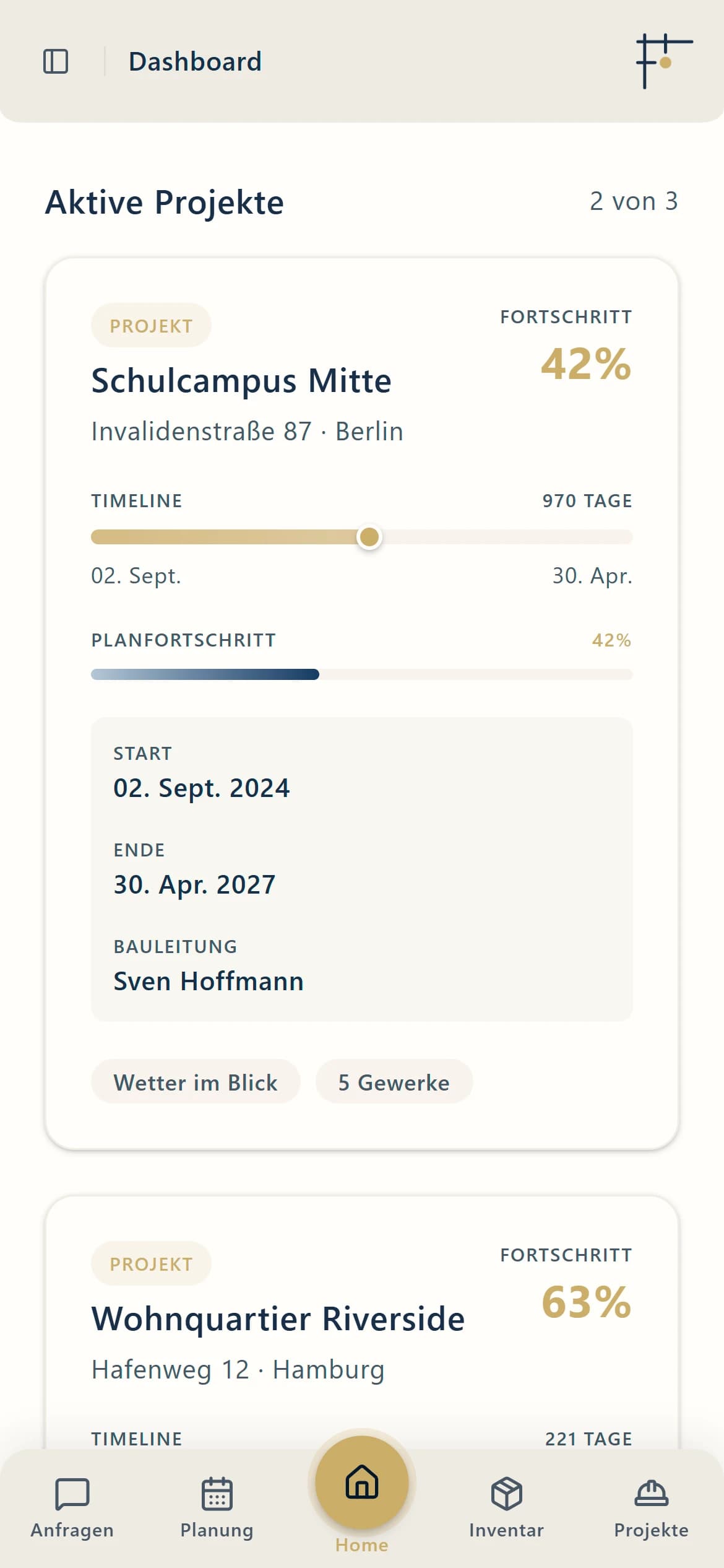 Mobile Ausführungs-App
